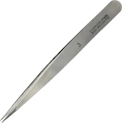 Produktbild von Modelcraft Edelstahlpinzette, schmal