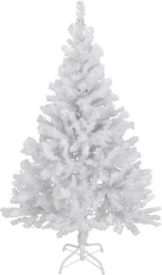 Produktbild von Künstlicher Weihnachtsbaum - 90 cm / weiß - Kleiner Kunst Tannenbaum Christbaum inklusive Ständer