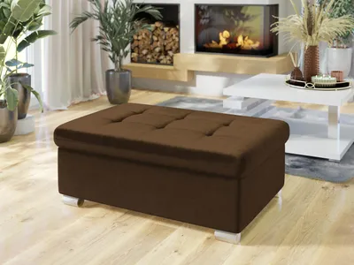 Obrázok produktu pre Taburet do obývačky NELLI 2 - hnedý