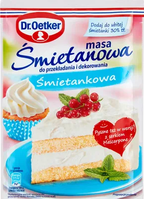 Obrázek produktu pro Smetanová hmota Dr. Oetkera na dorty a koláče 56 g