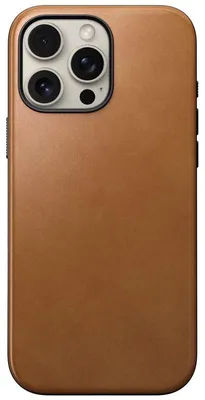 Obrázek produktu pro Nomad Modern Leather case, english Tan-C - iPhone 16 Pro Max