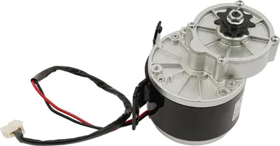 Obrázek produktu pro Převodový motor pro jízdní kola/mopedy – kartáčový stejnosměrný motor 12 V 250 W – 2750 ot./min – převodový poměr 9:1 – nosnost cca 100 kg – železo a čistá měď