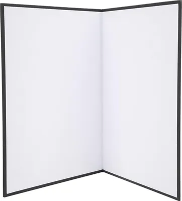 Productafbeelding van 3-in-1 lichtreflector voor fotografie, A4-formaat, opvouwbaar kartonnen accessoire, zilver, wit, zwart