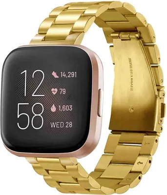 Produktbild von Fitbit Versa Lite, Fitbit Versa 2, Fitbit Versa Band: imoshion Stahlband mit Installationshilfe
