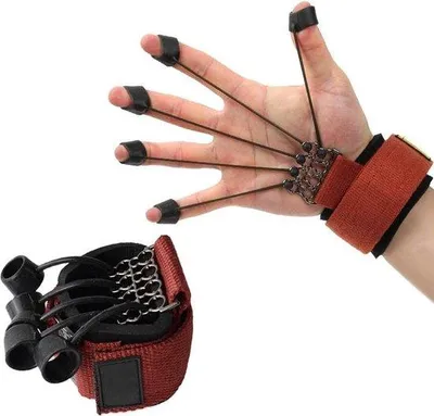 Produktbild von Famanu Handtrainer mit Widerstandsband - Ergonomisches Design, tragbar