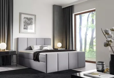 Obrázok produktu pre Posteľ s matracom a roštom LOLA - 120x220, svetlo šedá 2 + topper