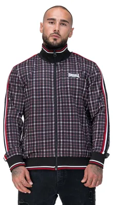 Produktbild von Lonsdale Herren Trainingsjacke normale Passform WHELLEY, Black/Red/White, S