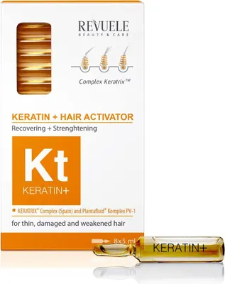 Produktbild von Revuele Ampoules Keratin and Hair Activator 8x5ml