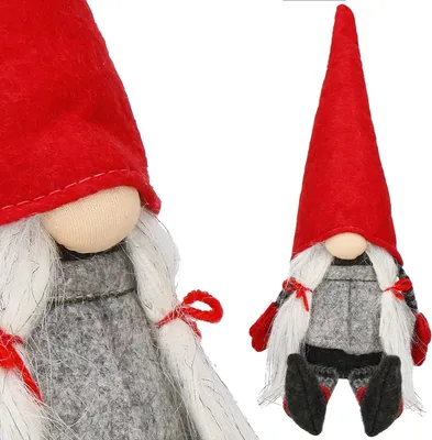 Obrázok produktu pre SPRINGOS Vianočný škriatok dievča 11x38 cm Vianočný škriatok dlhé nohy dekorácie obrázok Vianočný Valentín