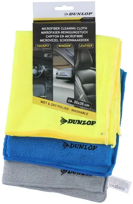 Obrázek produktu pro Mikrovláknové Utísky Sada 3Ks Dunlop