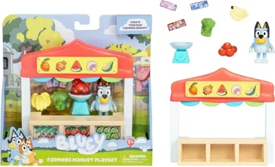 Productafbeelding van Bluey Mini Speelset - Boerenmarkt