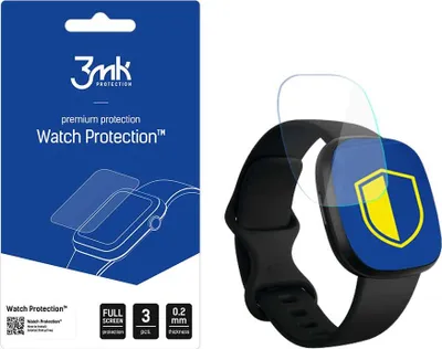 Produktbild von 3mk Display Schutzfolie Watch Protection für Fitbit Versa 3 / 4 0,2mm (3 Stück)