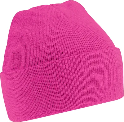 Image de Beechfield bonnet tricoté unie / bonnet, très doux RW210 (taille unique) (Fuchsia)