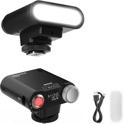 Obrázek produktu pro NEEWER Z160 SE, blesk pro fotoaparát, 20 Ws, index osvětlení GN15, barevná teplota 6000 ± 200 K, manuální nastavení 1/1 - 1/128