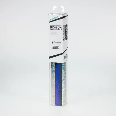 Produktbild von craftcut® Holographic Iron-On Sampler No.3 30,5 x 30,5 cm