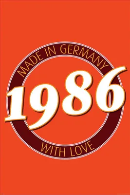 Produktbild von Geburtstagsposter - Poster - 1986 - Germany + Ü-Poster