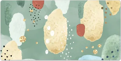 Produktbild von Laptop Schreibtischmatte - 120x60 cm - Mauspad - Tischunterlage - Aquarellmuster