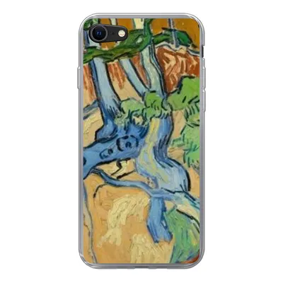 Produktbild von MuchoWow® Handyhülle Schutzhülle Hülle für iPhone 8 Baumwurzeln - Vincent van Gogh Silikon Softcase Handy Hülle - Schutzhaube