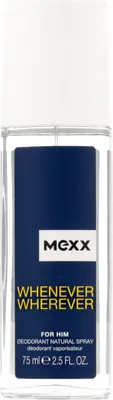 A clear, front-facing product shot of a deodorant spray bottle against a white background.