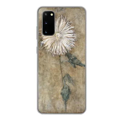 Produktbild von MuchoWow® Handyhülle Schutzhülle Hülle für Samsung Galaxy S20 Chrysantheme - Piet Mondrian - Alte Meister Silikon Softcase Handy Hülle - Bild