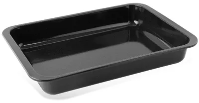 Produktbild von Zenker Ofenbackform (40 x 6 x 29 cm) SPECIAL COOKING, rechteckige Auflaufform mit Emaille-Versiegelung, Backform mit extra hohem Rand (Farbe: Schwarz)