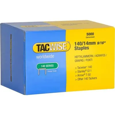 Produktbild von TACWISE Heftklammern 140/14 mm verzinkt 5.000 Stück