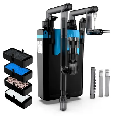 Produktbild von Aquariumfilter mit 4-stufigem Filtersystem für Mini- und Nano-Aquarien
