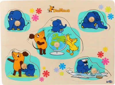 Produktbild von Die Maus Setzpuzzle mit dem Elefanten
