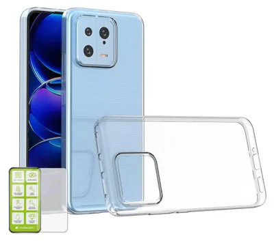 Obrázek produktu pro Pro Xiaomi 13 silikonové pouzdro + H9 skleněné pouzdro na mobilní telefon Pouzdra TPU kryt Ochrana