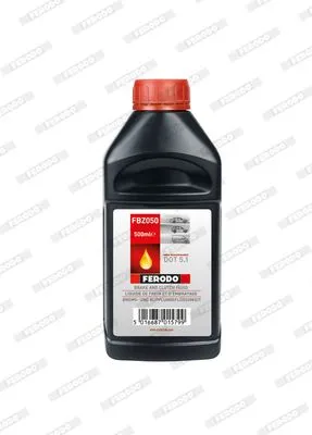 Produktbild von FERODO Bremsflüssigkeit Bremsöl + BRAKE FLUID DOT 5.1 0.5Liter