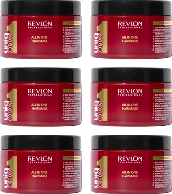 Produktbild von Revlon Uniq One Haarmaske 10-in-1, 3-Minuten-Pflege, nicht fettend, für alle Haartypen, 6x300 ml