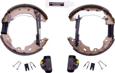 Produktbild von HELLA Bremsensatz Trommelbremse Hinten für FORD MONDEO II Kombi (BNP) 8DB 355 004-091