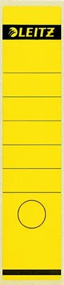 Produktbild von Leitz Rückenschild, selbstklebend, lang/breit, 285 x 61,5 mmgelb, 10 Stück