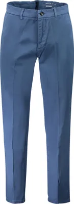 Produktbild von Blaue Herren-Slim-Fit-Hose mit Stickerei und 4 Taschen