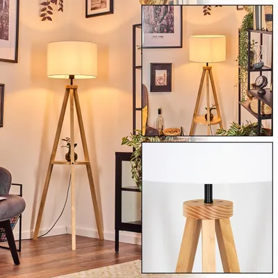 Produktbild von Tubione Stehlampe aus Holz/Metall im skandinavischen Design