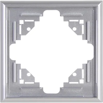 Produktbild von Kopp Malta SILBER Schalterprogramm, Steckdose, Schalter, Rahmen, etc. Rahmen 1-fach