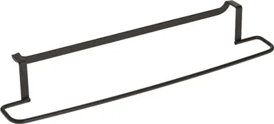 Produktbild von Metaltex Handdoekhouder 38x8x6 cm Zwart