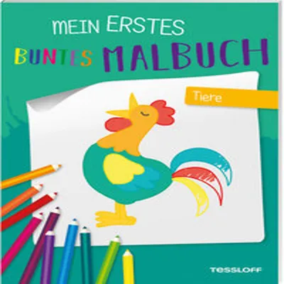 Produktbild von Tessloff Mein erstes buntes Malbuch. Tiere