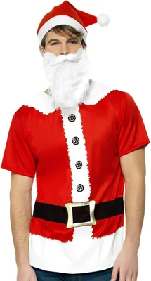 Produktbild von Sommerlicher Santa Kostüm-Set - Weihnachtskostüm Größe: M