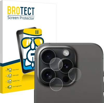 Produktbild von BROTECT Schutzglas für Apple iPhone 15 Pro (NUR Kameraschutz) Schutzfolie Panzer Folie Glas Display Schutz klar