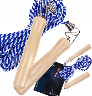Imagen del producto de Cuerda De Salto De Madera Langes Para Crossfit, 275 Cm