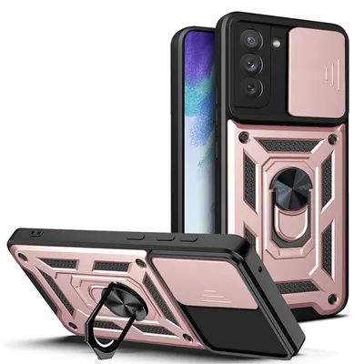 Produktbild von Handyhülle Für Samsung S21 FE Handy Tasche Hülle Outdoor Case TPU Silikon Bumper