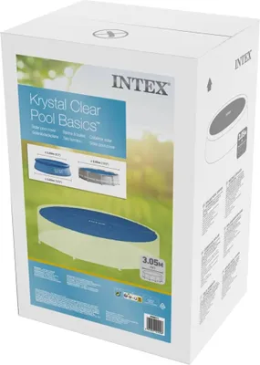 Obrázek produktu pro Intex 28011, Solární potah na bazén, Nadzemní bazén, Nafukovací bazén, Kulatý, Modrá, PVC, Polyetylen, 2,9 m