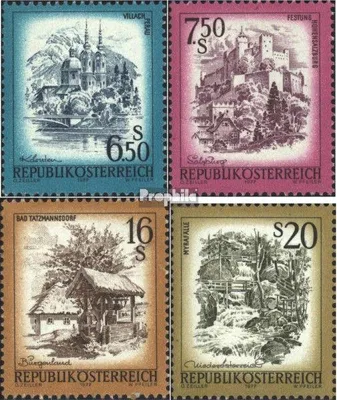 Produktbild von Briefmarken Österreich 1977 Mi 1549-1551,1565 (kompl.Ausg.) gestempelt Freimarken