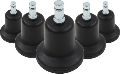 Produktbild von hjh OFFICE Stuhlgleiter 5 x STAND Nr. 11 Bürostuhlgleiter für Hartböden & Teppichböden