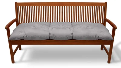 Produktbild von Beautissu Bankauflage Flair BK, ca.180x50x10cm, Hellgrau