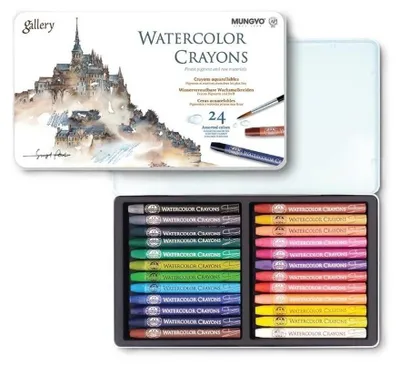 Produktbild von Aquarellstifte „Gallery“, 24 Stück, MUNGYO
