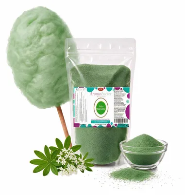Produktbild von Aroma Zuckerwattezucker Waldmeister Geschmack 1 kg Beutel