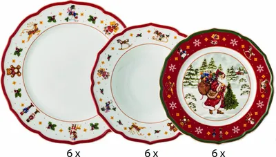 Produktbild von Hutschenreuther Happy Wintertime Red Set 18tlg