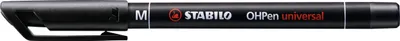 Produktbild von Folienstift - STABILO OHPen universal - permanent medium - Einzelstift - schwarz